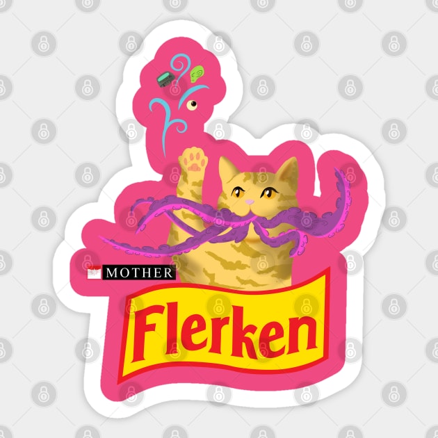 Frisky Mother Flerken Sticker by ericlugoart